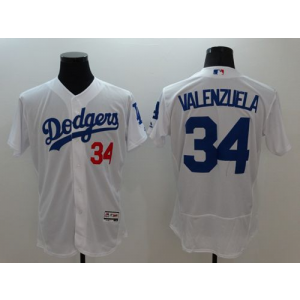 MLB Dodgers 34 Fernando Valenzuela White Nike Flexbase Men Jersey MLB Dodgers 34 Fernando Valenzuela White Nike Flexbase Men Jersey