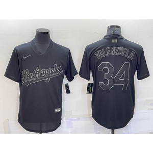 MLB Dodgers 34 Toro Valenzuela Black Nike Cool Base Men Jersey MLB Dodgers 34 Toro Valenzuela Black Nike Cool Base Men Jersey