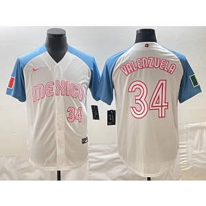 MLB Dodgers 34 Toro Valenzuela Mexican Nike Cool Base Men Jersey MLB Dodgers 34 Toro Valenzuela Mexican Nike Cool Base Men Jersey
