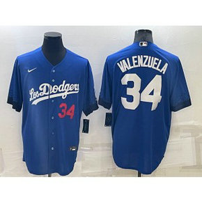 MLB Dodgers 34 Toro Valenzuela Royal 2020 City Connect Nike Cool Base Men Jersey MLB Dodgers 34 Toro Valenzuela Royal 2020 City Connect Nike Cool Base Men Jersey