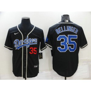 MLB Dodgers 35 Cody Bellinger Black Nike Cool Base Men Jersey MLB Dodgers 35 Cody Bellinger Black Nike Cool Base Men Jersey