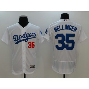 MLB Dodgers 35 Cody Bellinger White Flexbase Men Jersey MLB Dodgers 35 Cody Bellinger White Flexbase Men Jersey