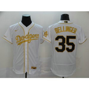 MLB Dodgers 35 Cody Bellinger White Gold 2020 Nike Flexbase Men Jersey MLB Dodgers 35 Cody Bellinger White Gold 2020 Nike Flexbase Men Jersey