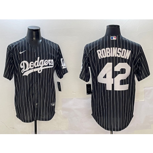 MLB Dodgers 42 Jackie Robinson Black Nike Cool Base Men Jersey MLB Dodgers 42 Jackie Robinson Black Nike Cool Base Men Jersey