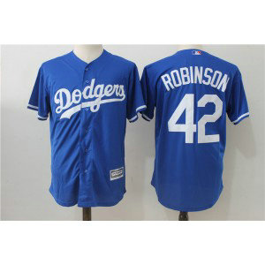 MLB Dodgers 42 Jackie Robinson Blue Cool Base Men Jerseys MLB Dodgers 42 Jackie Robinson Blue Cool Base Men Jerseys