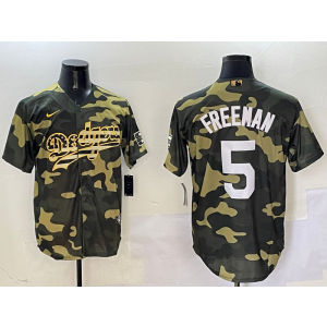 MLB Dodgers 5 Freddie Freeman Camo Nike Cool Base Men Jersey MLB Dodgers 5 Freddie Freeman Camo Nike Cool Base Men Jersey