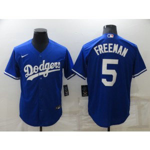 MLB Dodgers 5 Freddie Freeman Royal Nike Cool Base Men Jersey MLB Dodgers 5 Freddie Freeman Royal Nike Cool Base Men Jersey