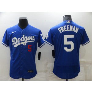 MLB Dodgers 5 Freddie Freeman Royal Nike Flexbase Men Jersey MLB Dodgers 5 Freddie Freeman Royal Nike Flexbase Men Jersey
