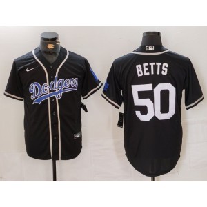 MLB Dodgers 50 Bretts Black Nike Cool Base Men Jersey MLB Dodgers 50 Bretts Black Nike Cool Base Men Jersey