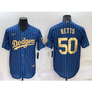 MLB Dodgers 50 Mookie Betts Navy Gold Nike Cool Base Men Jersey MLB Dodgers 50 Mookie Betts Navy Gold Nike Cool Base Men Jersey