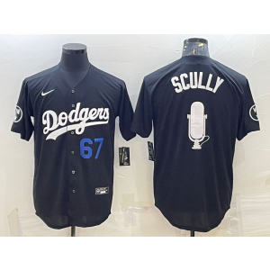 MLB Dodgers 67 Vin Scully Black Blue Nike Flexbase Men Jersey MLB Dodgers 67 Vin Scully Black Blue Nike Flexbase Men Jersey