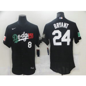 MLB Dodgers 8 24 Kobe Bryant Black World Series Nike Flexbase Men Jersey MLB Dodgers 8 24 Kobe Bryant Black World Series Nike Flexbase Men Jersey