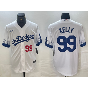 MLB Dodgers 99 Kelly City Connect White Nike Cool Base Men Jersey MLB Dodgers 99 Kelly City Connect White Nike Cool Base Men Jersey