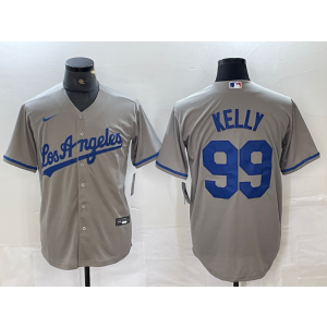 MLB Dodgers 99 Kelly Grey Nike Cool Base Men Jersey MLB Dodgers 99 Kelly Grey Nike Cool Base Men Jersey