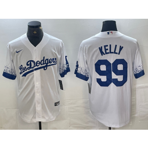 MLB Dodgers 99 Kelly White City Connect Nike Cool Base Men Jersey MLB Dodgers 99 Kelly White City Connect Nike Cool Base Men Jersey