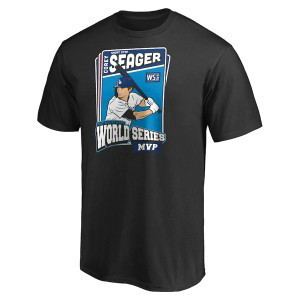 MLB Dodgers Black 2020 World Series Champions MVP T-shirt MLB Dodgers Black 2020 World Series Champions MVP T-shirt