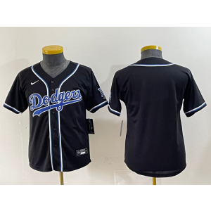 MLB Dodgers Blank Black Nike Cool Base Youth Jersey MLB Dodgers Blank Black Nike Cool Base Youth Jersey