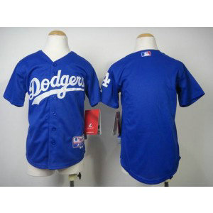 MLB Dodgers Blank Blue Cool Base Youth Jersey MLB Dodgers Blank Blue Cool Base Youth Jersey