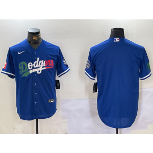 MLB Dodgers Blank Blue Mexico Nike Cool Base Men Jersey MLB Dodgers Blank Blue Mexico Nike Cool Base Men Jersey
