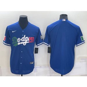 MLB Dodgers Blank Blue Mexico Nike Cool Base Men Jersey MLB Dodgers Blank Blue Mexico Nike Cool Base Men Jersey
