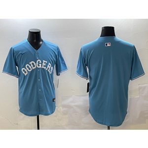 MLB Dodgers Blank Blue Nike Cool Base Men Jersey MLB Dodgers Blank Blue Nike Cool Base Men Jersey