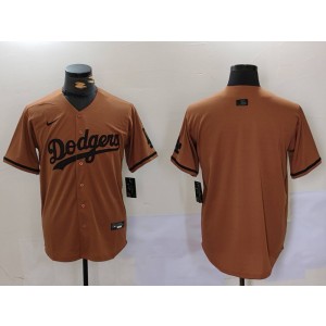 MLB Dodgers Blank Brown Nike Cool Base Men Jersey MLB Dodgers Blank Brown Nike Cool Base Men Jersey
