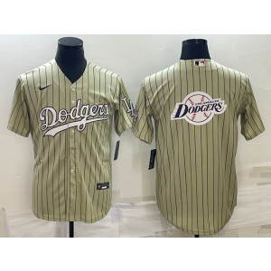 MLB Dodgers Blank Cream Baseball Logo Nike Men Jersey MLB Dodgers Blank Cream Baseball Logo Nike Men Jersey