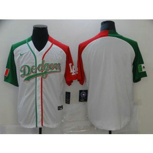 MLB Dodgers Blank Mexican Heritage Culture Night Cool Base Men Jersey MLB Dodgers Blank Mexican Heritage Culture Night Cool Base Men Jersey