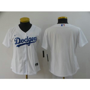 MLB Dodgers Blank White 2020 Nike Cool Base Women Jersey MLB Dodgers Blank White 2020 Nike Cool Base Women Jersey