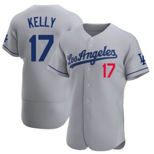 MLB Dodgers Grey 17 Joe Kelly Grey Flexbase Men Jersey MLB Dodgers Grey 17 Joe Kelly Grey Flexbase Men Jersey