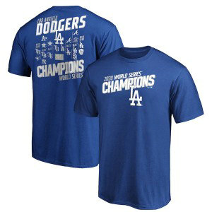 MLB Dodgers Royal 2020 World Series Champions T-shirt MLB Dodgers Royal 2020 World Series Champions T-shirt