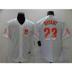 MLB Giants 23 Byrant White 2021 City Connect Nike Cool Base Men Jersey