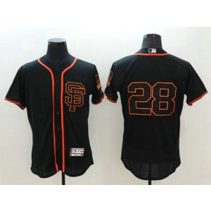 MLB Giants 28 Buster Posey Black Flexbase Alternate Men Jersey MLB Giants 28 Buster Posey Black Flexbase Alternate Men Jersey