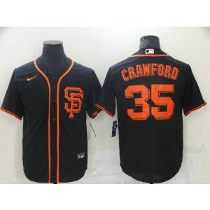MLB Giants 35 Brandon Crawford Black Nike Cool Base Men Jersey MLB Giants 35 Brandon Crawford Black Nike Cool Base Men Jersey