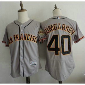 MLB Giants 40 Madison Bumgarner Grey Flexbase Men Jersey MLB Giants 40 Madison Bumgarner Grey Flexbase Men Jersey