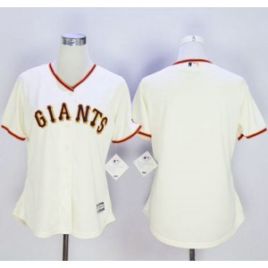 MLB Giants Blank Cream Womens Home Women Jersey MLB Giants Blank Cream Womens Home Women Jersey