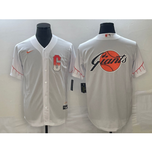 MLB Giants Blank White 2021 City Connect Baseball Logo Nike Cool Base Men Jersey MLB Giants Blank White 2021 City Connect Baseball Logo Nike Cool Base Men Jersey