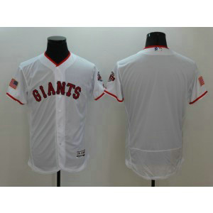 MLB Giants Blank White Stars and Stripes Flexbase Men Jersey MLB Giants Blank White Stars and Stripes Flexbase Men Jersey