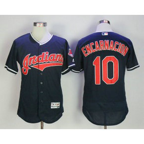 MLB Indians 10 Edwin Encarnacion Navy Flexbase Men Jersey MLB Indians 10 Edwin Encarnacion Navy Flexbase Men Jersey