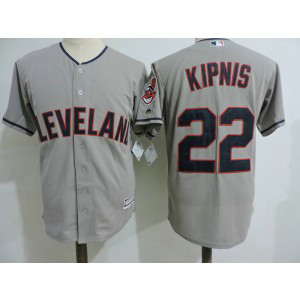MLB Indians 22 Jason Kipnis Gray Cool Base Men Jersey MLB Indians 22 Jason Kipnis Gray Cool Base Men Jersey