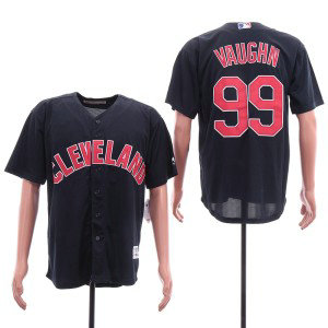 MLB Indians 99 Rick Vaughn Navy Blue Cool Base Men Jersey MLB Indians 99 Rick Vaughn Navy Blue Cool Base Men Jersey