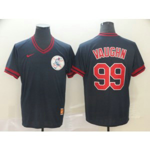 MLB Indians 99 Ricky Vaughn Navy Nike Cooperstown Collection Legend V-Neck Men Jersey MLB Indians 99 Ricky Vaughn Navy Nike Cooperstown Collection Legend V-Neck Men Jersey