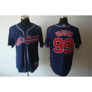 MLB Indians 99 ricky vaughn Navy Blue Cool Base Men Jerseys MLB Indians 99 ricky vaughn Navy Blue Cool Base Men Jerseys