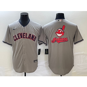 MLB Indians Blank Grey Baseball Nike Cool Base Men Jersey MLB Indians Blank Grey Baseball Nike Cool Base Men Jersey