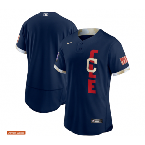 MLB Indians Blank Navy 2021 All-Star Flexbase Men Jersey MLB Indians Blank Navy 2021 All-Star Flexbase Men Jersey