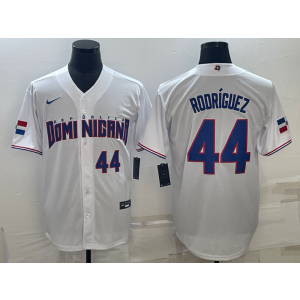 MLB Mariners 44 Julio Rodríguez White 2023 World Series Men Jersey
