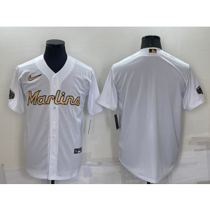 MLB Marlins Blank White 2022 All-Star Nike Cool Base Men Jersey MLB Marlins Blank White 2022 All-Star Nike Cool Base Men Jersey