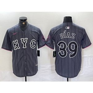 MLB Mets 39 Edwin Diaz Black 2024 City Connect Nike Cool Base Men Jersey MLB Mets 39 Edwin Diaz Black 2024 City Connect Nike Cool Base Men Jersey