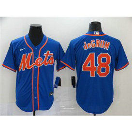 MLB Mets 48 Jacob DeGrom Blue 2020 Nike Cool Base Men Jersey MLB Mets 48 Jacob DeGrom Blue 2020 Nike Cool Base Men Jersey
