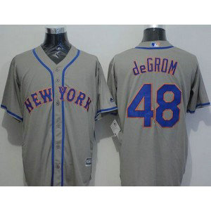 MLB Mets 48 Jacob DeGrom Grey New Cool Base Men Jersey MLB Mets 48 Jacob DeGrom Grey New Cool Base Men Jersey